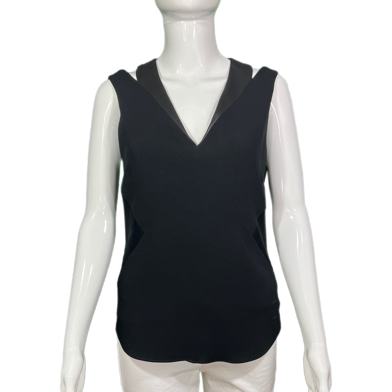 Rag & Bone Sleeveless Leather Accent Top Style and Give Luxury Resale Preloved Preowned Consignment  Shopping 