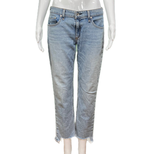 Rag & Bone Low-Rise Slim Boyfriend Jeans Style and Give Luxury Resale Consignment Shopping 