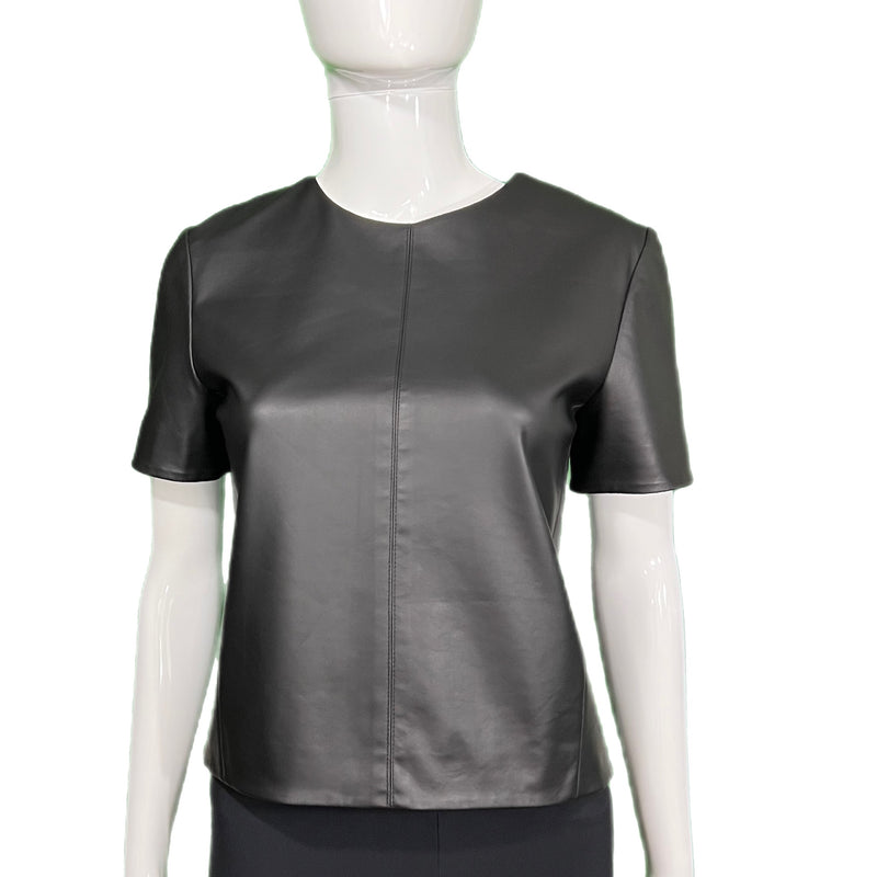 McGinn Faux Leather Top Style and Give buy second hand designer