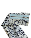 PRE-OWNED - Rebecca Taylor Animal Print Leather Jacket