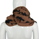 PRE-OWNED - Sophia Costas Wool Rhino Scarf