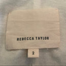 PRE-OWNED - Rebecca Taylor Animal Print Leather Jacket