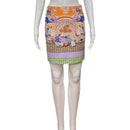 Clover Canyon Orange Printed Mini Skirt Style and Give thereal  Luxury Resale Authentic Shopping Consignment Boutique 