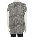 PRE-OWNED - Vince Silk V-Neck Printed Blouse