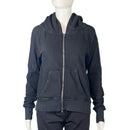 Pam & Gela Open Back Black Zip Up Hoodie Style and Give Luxury Preloved Preowned Consignment Shopping 