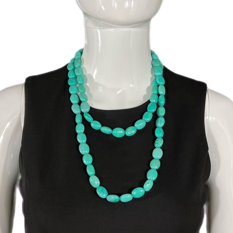 Antique Turquoise Necklace Style and Give the realreal