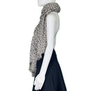 PRE-OWNED - J.Crew Frayed Edge Animal Print Scarf