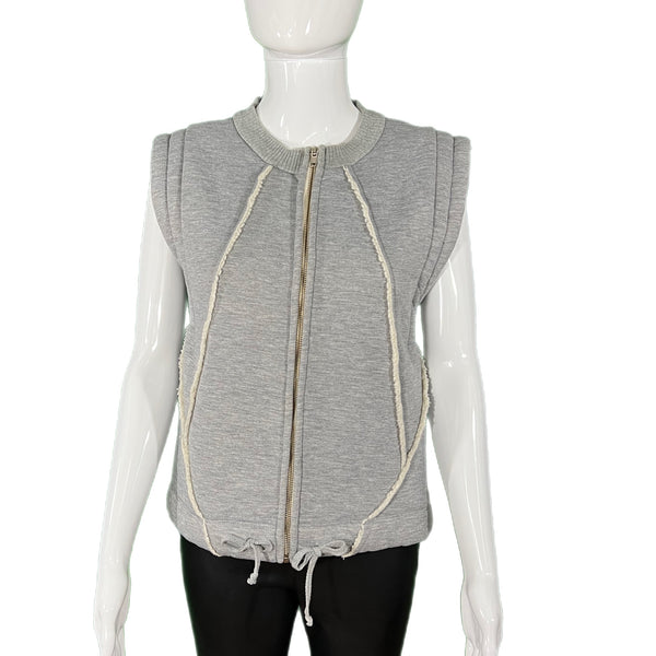 AIKO Grey Vest Style and Give designer second hand stores