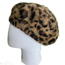 PRE-OWNED - Barneys New York Animal Print Beret
