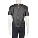 PRE-OWNED McGinn Faux Leather Top