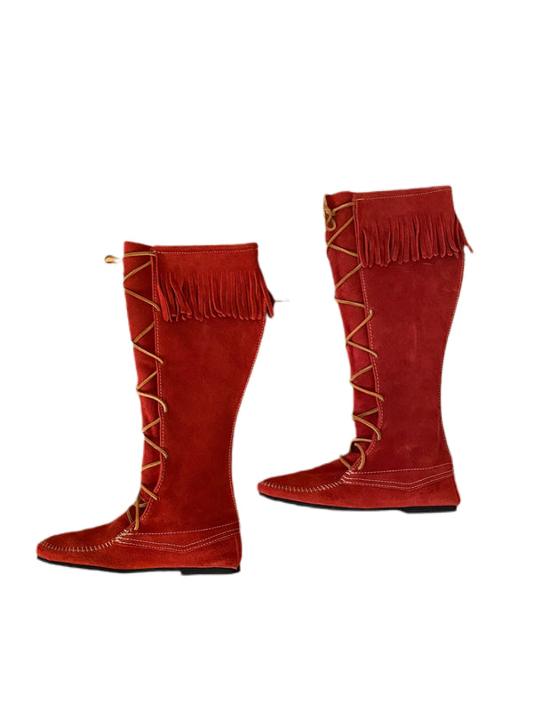 Minnetonka Soft Suede Leather Style and Give second hand luxury clothes second hand luxury boots 