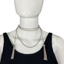 PRE-OWNED - BCBG Max Azria Tassel Strand Lariat Necklace