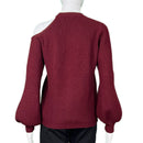 PRE-OWNED - Do+Be Ribbed Cold Shoulder Sweater